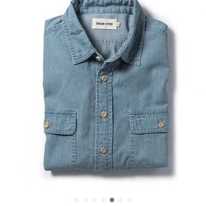 Sun Bleached Chambray Button Down - Brand New